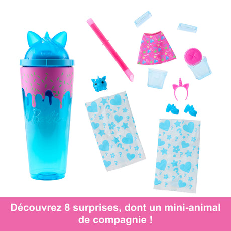 Barbie-Pop Reveal-Poupée Licorne Et Accessoires Série Shakes - 3 ans+- JCN86
