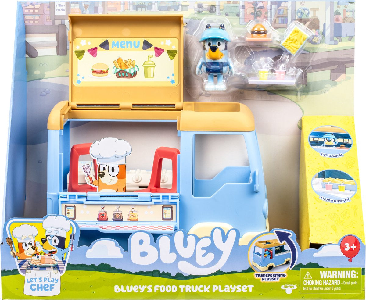 Le Foodtruck - BLUEY - 1 figurine + 4 accessoires - Des 3 ans