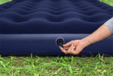 Matelas gonflable camping - BESTWAY - 67225 - 2 places - 1,91m x 1,37m x 22cm - Avec pompe a pied intégrée