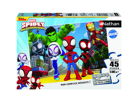 Puzzle Spidey et ses amis 45 pieces - Dessins animés et BD - NATHAN - A partir de 5 ans