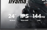 Ecran PC Gamer - IIYAMA - 24'' - FHD - 144Hz - Dalle IPS - 1ms - Réglable en hauteur - G-Master