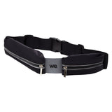 Ceinture sport noire en Lycra Waterpoof, double poche Universel jusqu'à smartpho