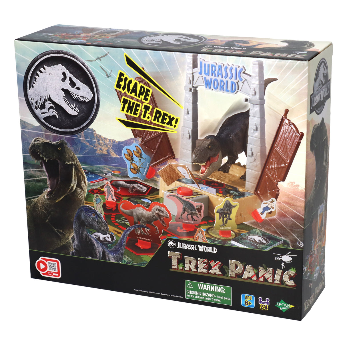 Jeu de société avec figurine T-Rex - EPOCH - Jurassic World T-Rex Escape