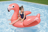 Bouée a chevaucher - Bestway - Flamant rose - 138 x 107 cm