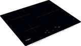 Table de cuisson a induction - WHIRLPOOL - WSQ1160NE - 3 feux - 60 cm - Noir