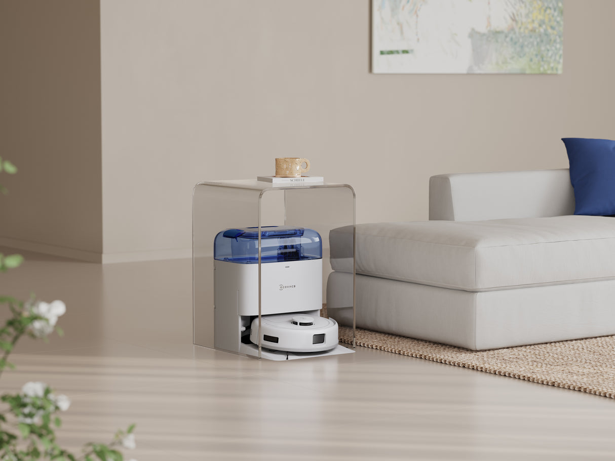 Aspirateur Robot Laveur - ECOVACS DEEBOT MINI - 9 000 Pa - ZeroTangle 2.0 - TrueMapping 2.0 - Séchage a 45 ? - Vidage Auto