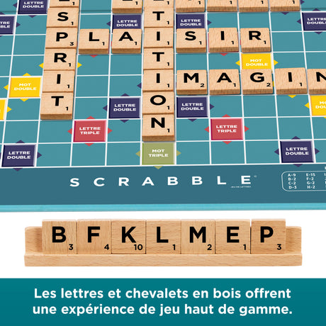 Scrabble classique - 2 en 1 - Mattel Games - JGR63
