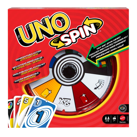Jeu de cartes - MATTEL GAMES - UNO Wizz - Roue interactive - a partir de 7 ans - Mixte