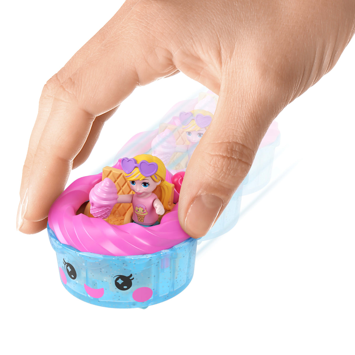 Polly Pocket–Coffret Multifacettes-Voitures Et Mini-Figurines - JCR44 Modele aléatoire - a partide 4 ans