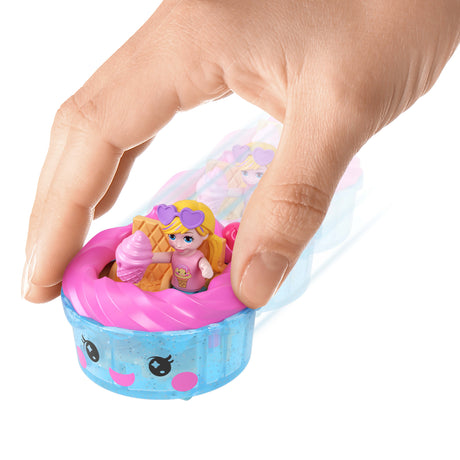 Polly Pocket–Coffret Multifacettes-Voitures Et Mini-Figurines - JCR44 Modele aléatoire - a partide 4 ans
