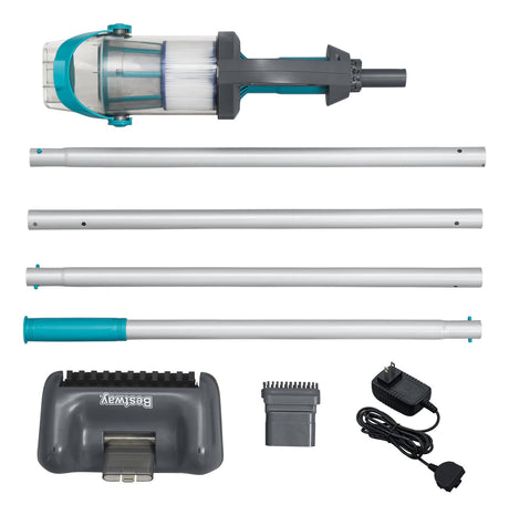 Aspirateur de piscine a main AquaGrip™, temps de marche 90 minutes, pour piscines jusqu'a 6,10m de diametre