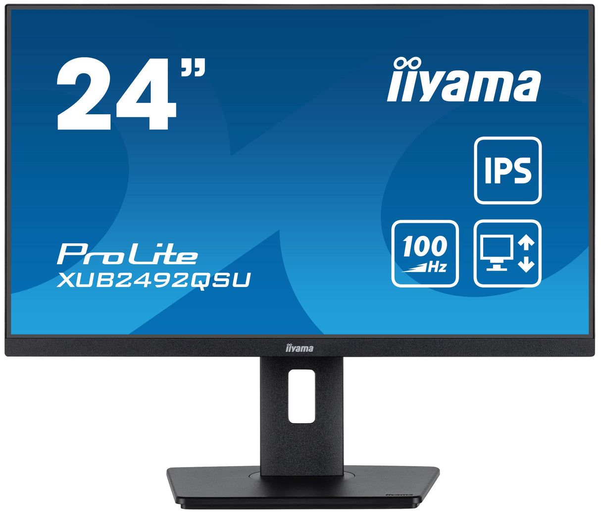 Ecran 24" Iiyama ProLite XUB2492QSU-B1 Quad HD (Noir) 100Hz