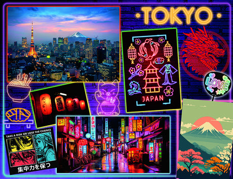 Puzzle 2000 pieces Découverte de Tokyo, Nathan, 12001091, A partir de 14 ans