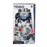Robot radiocommandé - YCOO - Program a Bot XL - Multidirectionnel - 48 actions programmables - LED & Sons - Des 5 ans