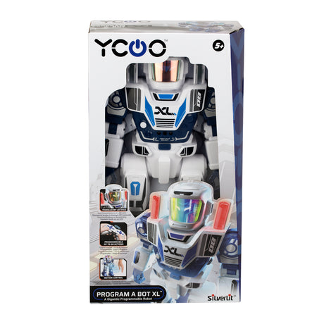 Robot radiocommandé - YCOO - Program a Bot XL - Multidirectionnel - 48 actions programmables - LED & Sons - Des 5 ans