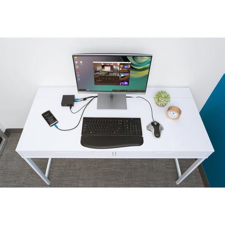 Kensington, Souris TrackBall ergonomique filaire pour PC, Mac, ambidextre, Gris