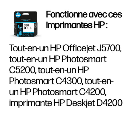 Cartouche d'encre HP 350 (Noir)