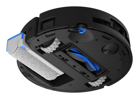 ECOVACS T80 OMNI - Robot Aspirateur Laveur - 18 000 Pa - Nettoyage Automatique instantané OZMO Roller - ZeroTangle 3.0