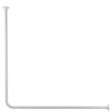 Kleine Wolke Corner Shower Curtain Rod 90x90 cm White