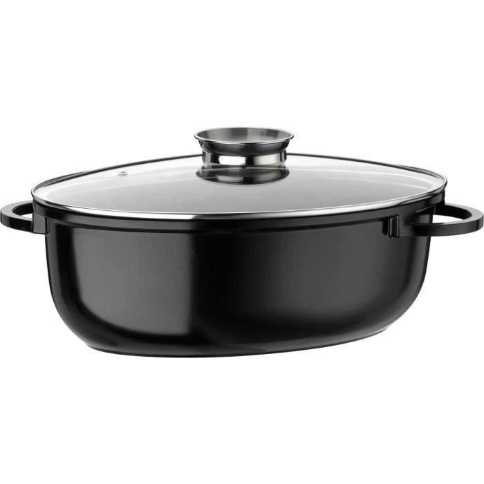 Cocotte fonte d'aluminium - GSW - CERAMICA XL - 38 cm - Ovale - Induction