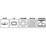 Crepiere avec étaleur - GSW - 456715 - Aluminium - gris - 26 cm - Tous feux dont induction