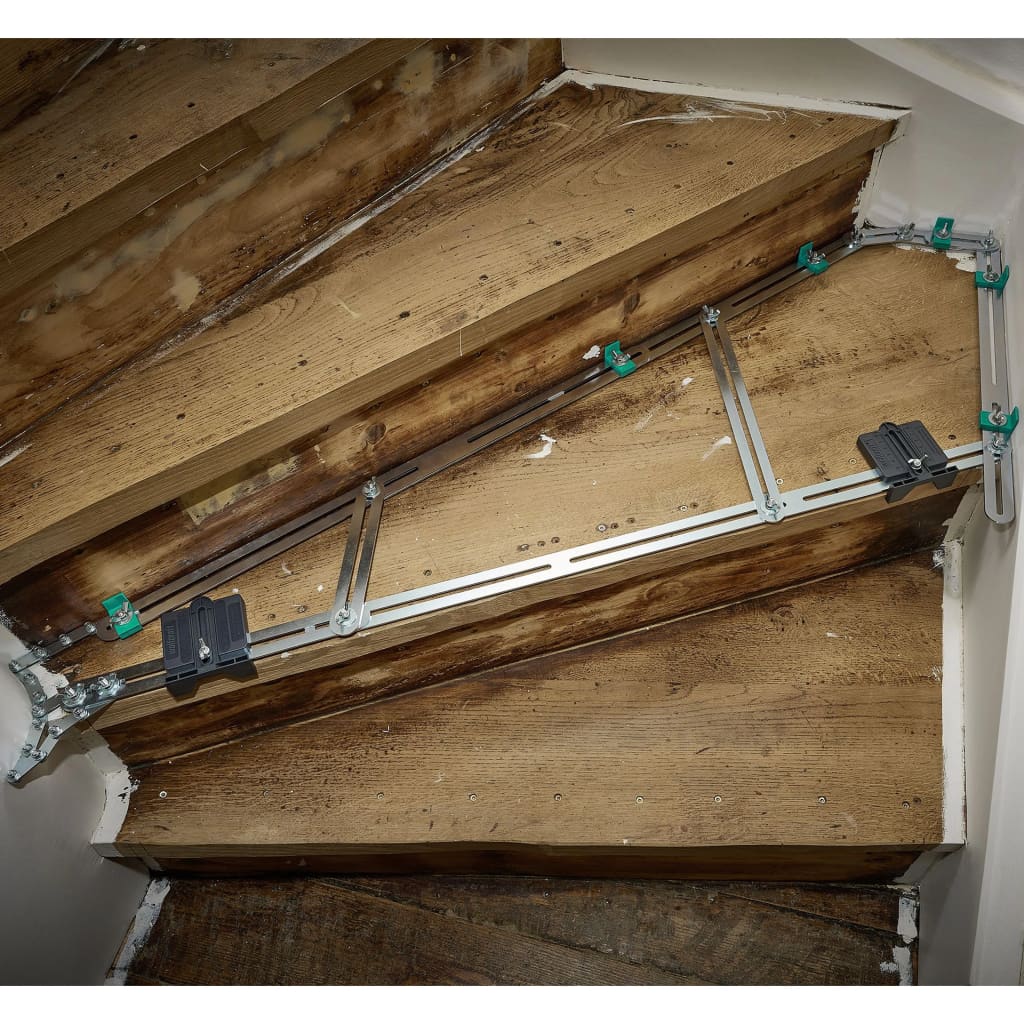 wolfcraft Jauge pliable pour réparation des marches d'escalier