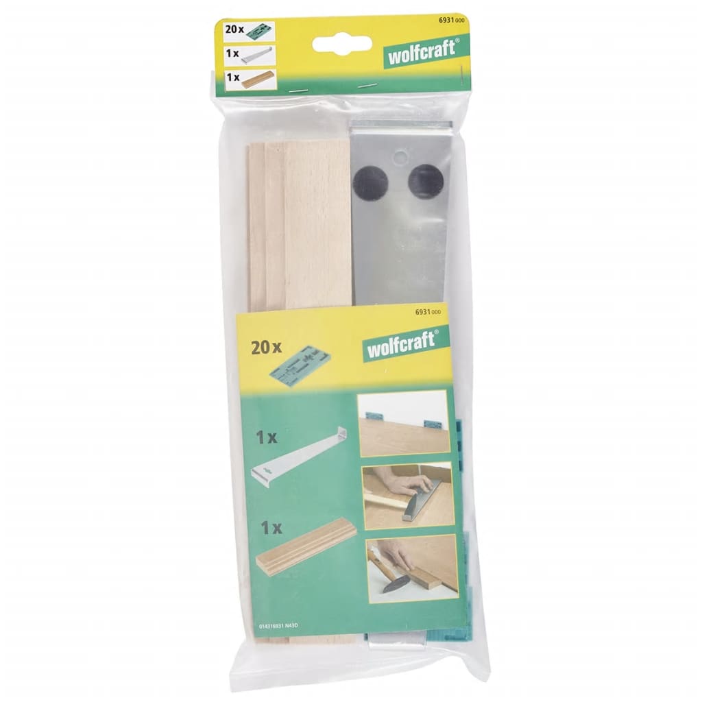 wolfcraft Ensemble de pose de plancher 6931000