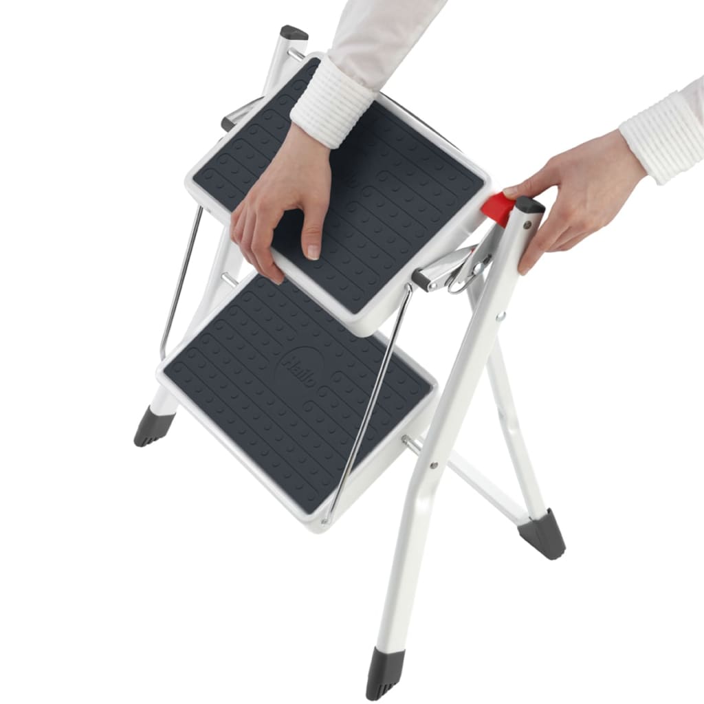 Hailo Stepladder 2 steps Mini 45 cm Steel 4310-001