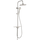 SCHÜTTE Ensemble de douche au-dessus de tête AQUASTAR blanc-chrome