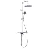 SCHÜTTE AQUASTAR overhead shower set anthracite-chrome