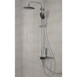 SCHÜTTE Ensemble de douche avec bac latéral AQUASTAR chrome-anthracite