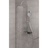 SCHÜTTE Ensemble de douche avec bac AQUASTAR chrome-anthracite