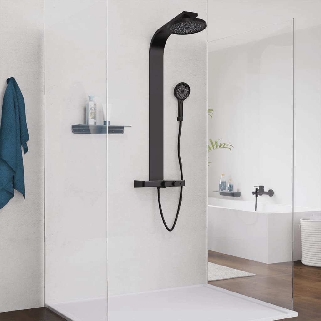 SCHÜTTE Shower head set with thermostatic tray SAMOA RAIN