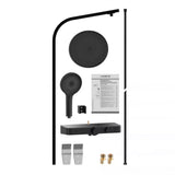 SCHÜTTE Shower head set with thermostatic tray SAMOA RAIN