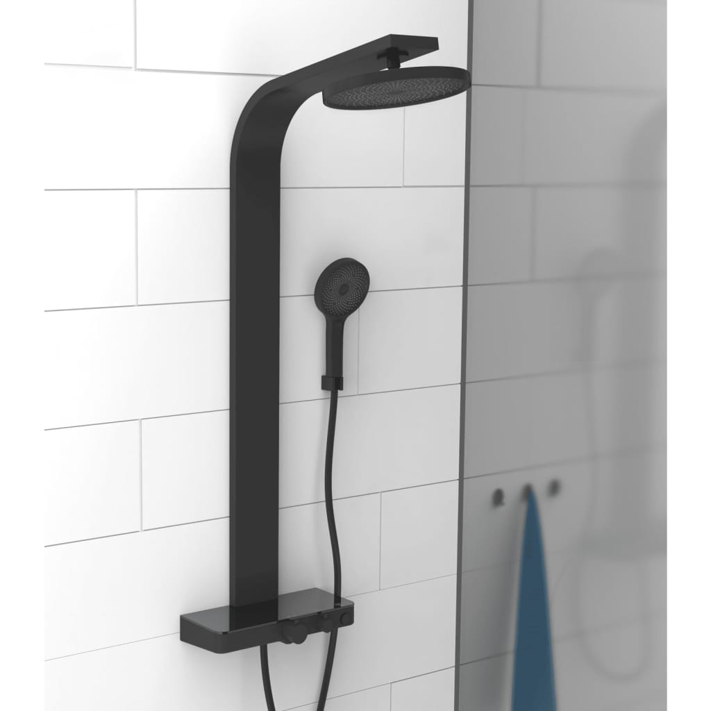 SCHÜTTE Shower head set with thermostatic tray SAMOA RAIN