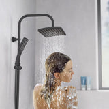 SCHÜTTE MALLORCA overhead shower set matt black