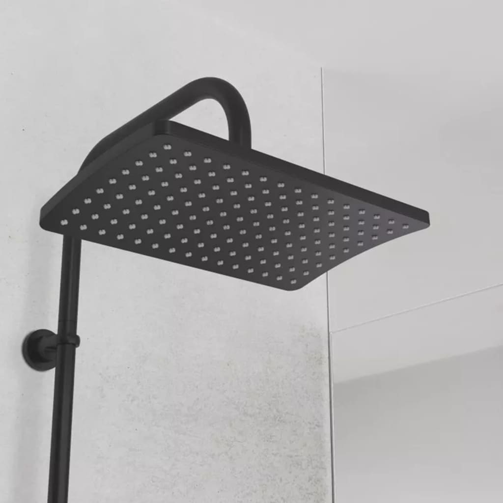 SCHÜTTE MALLORCA overhead shower set matt black