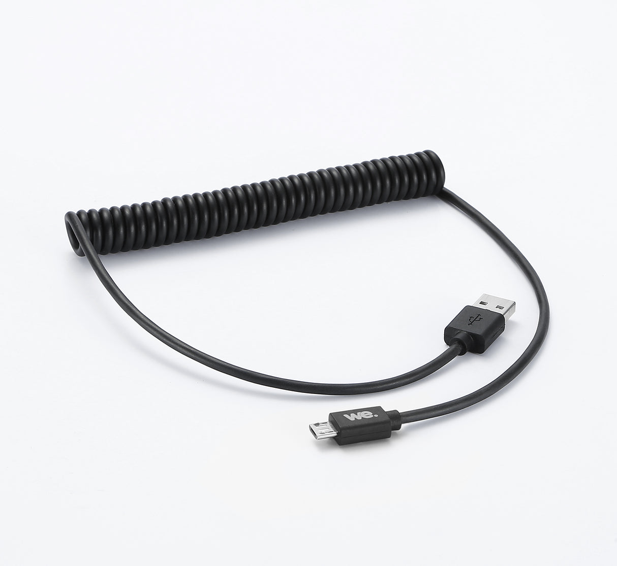 C ble USB / micro USB torsadé 2m - noir