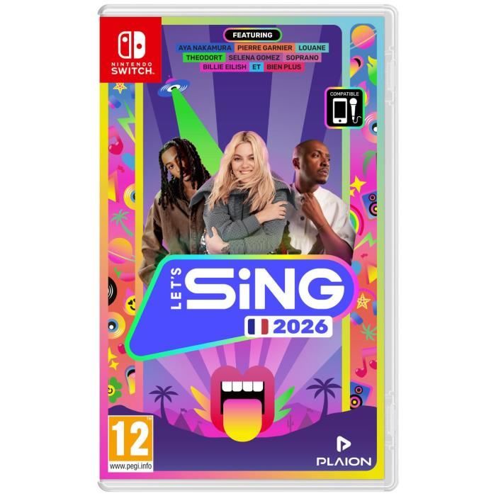 Let's sing 2026 - Jeu Nintendo Switch
