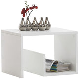 FMD Table basse 2 en 1 59,1x35,8x37,8 cm blanc