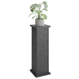 FMD Table d'appoint avec porte 88,5 cm gris