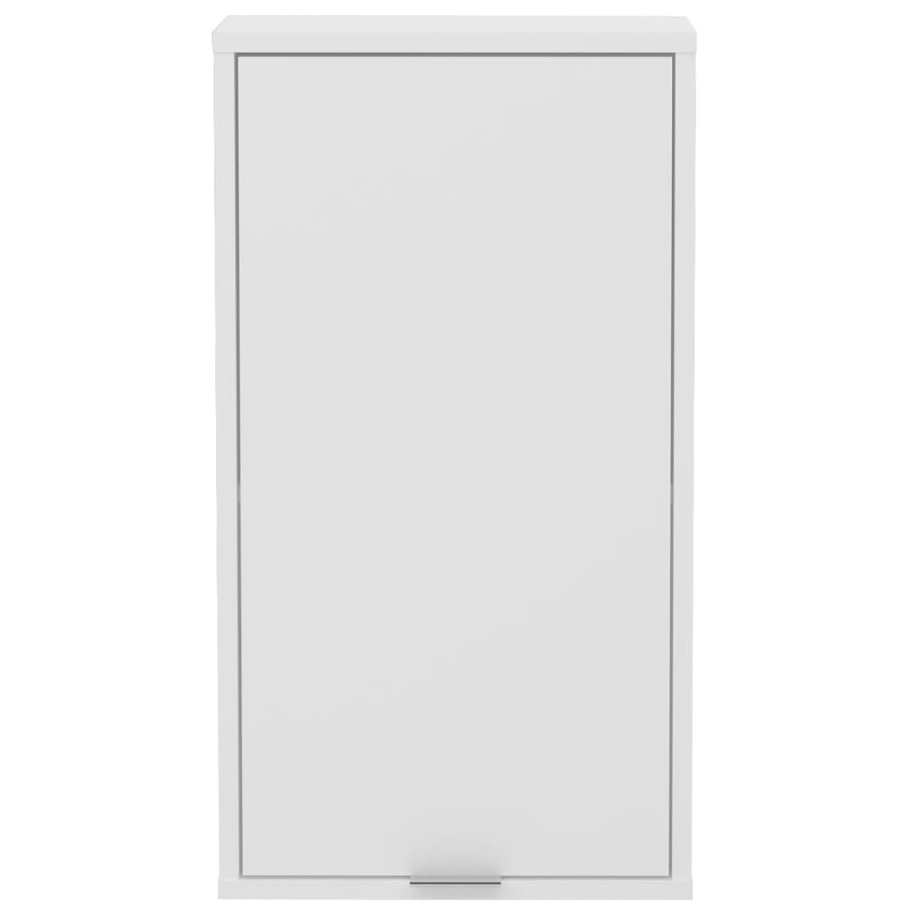 FMD Armoire de salle de bains murale 36,8x17,1x67,3 cm blanc