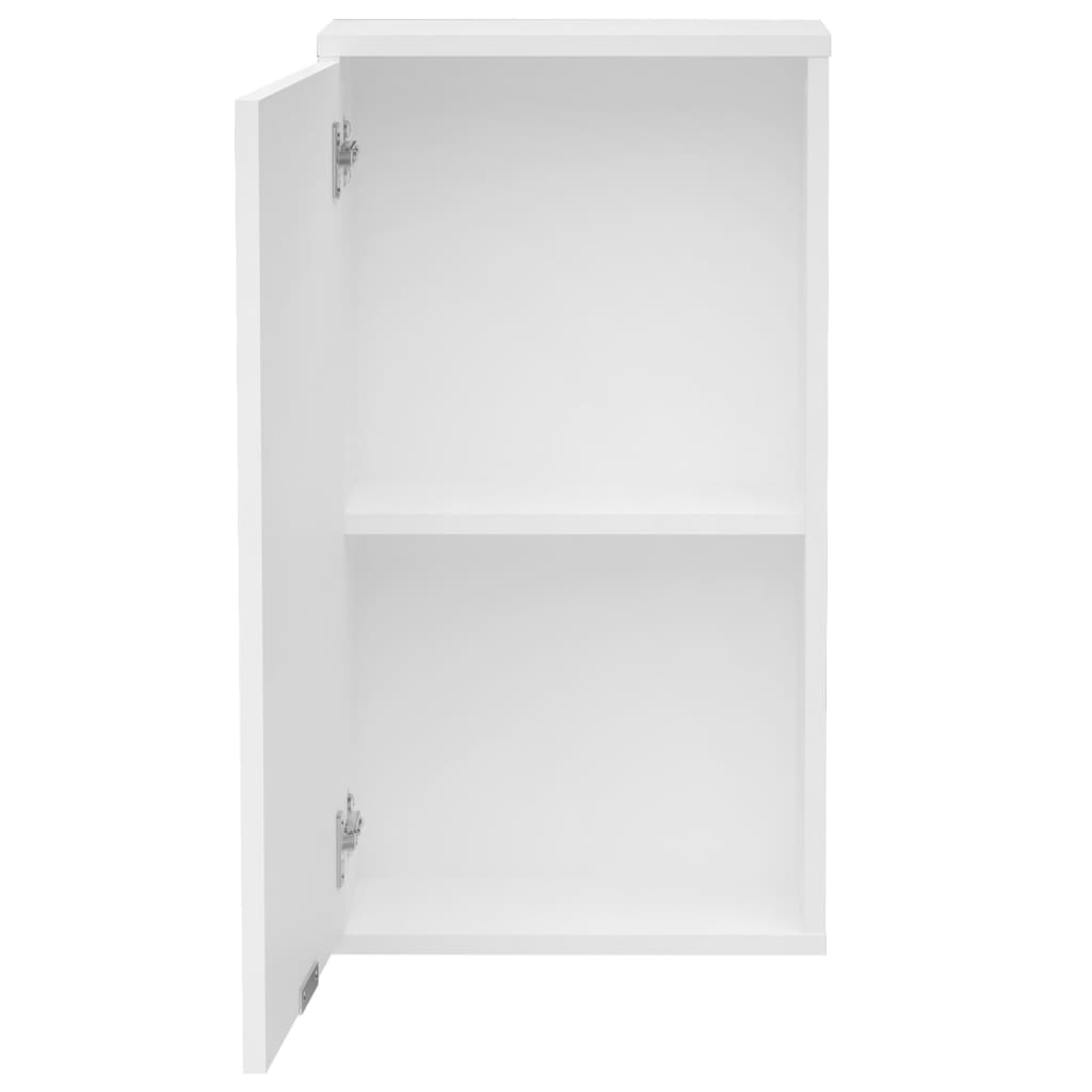 FMD Armoire de salle de bains murale 36,8x17,1x67,3 cm blanc