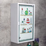 HI Medicine cabinet 30 x 15 x 50 cm Stainless steel