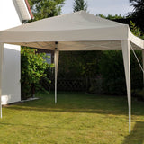 HI Tente de réception pliable 3 x 3 m beige