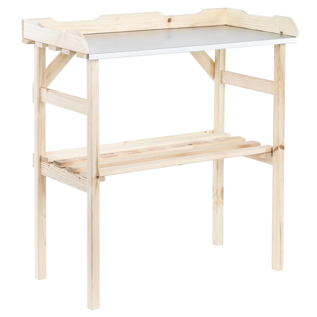 HI Table de rempotage en bois 82x38x78 cm