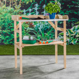 HI Table de rempotage en bois 82x38x78 cm