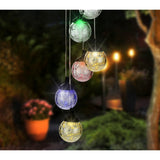 HI Solar LED Lamp Cracked Glass 6 Bulbs