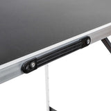 HI Table pliable 100 x 60 x 94 cm Aluminium