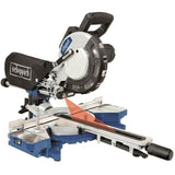Scie a onglet radiale électrique SCHEPPACH 216 mm HM81LXU - 2000 W - Avec laser, LED et 2 extensions d'appui